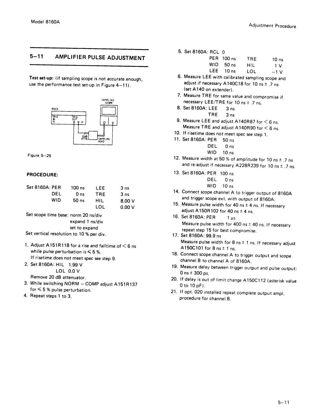 Agilent Technologies 8160A service manual 