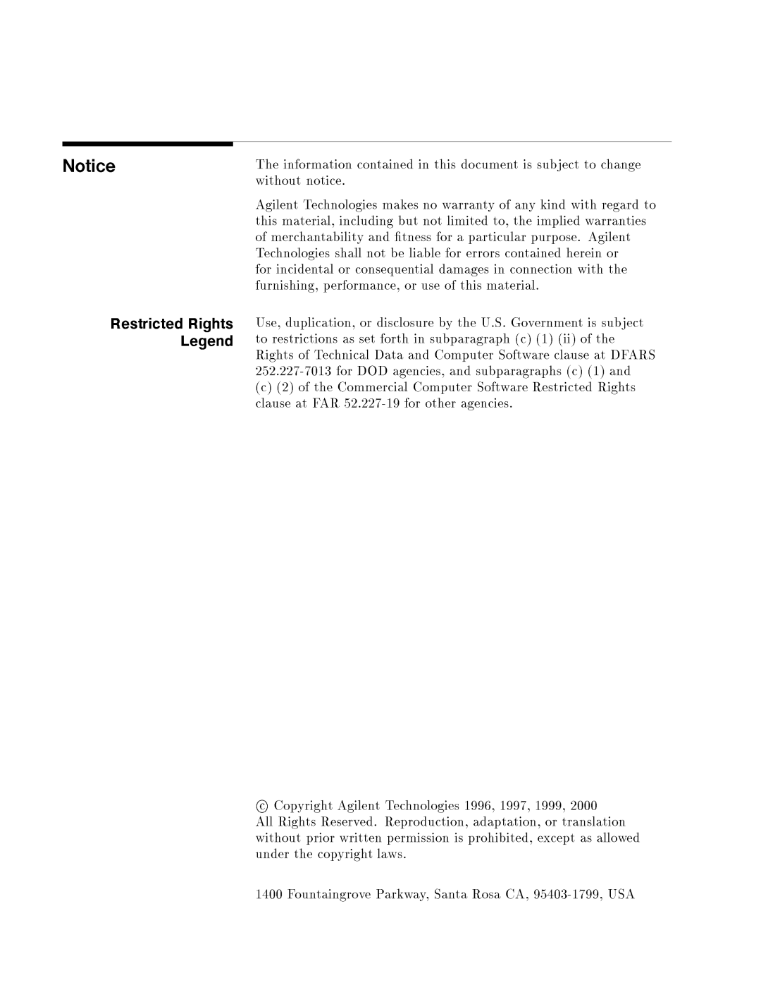 Agilent Technologies 8360 manual 