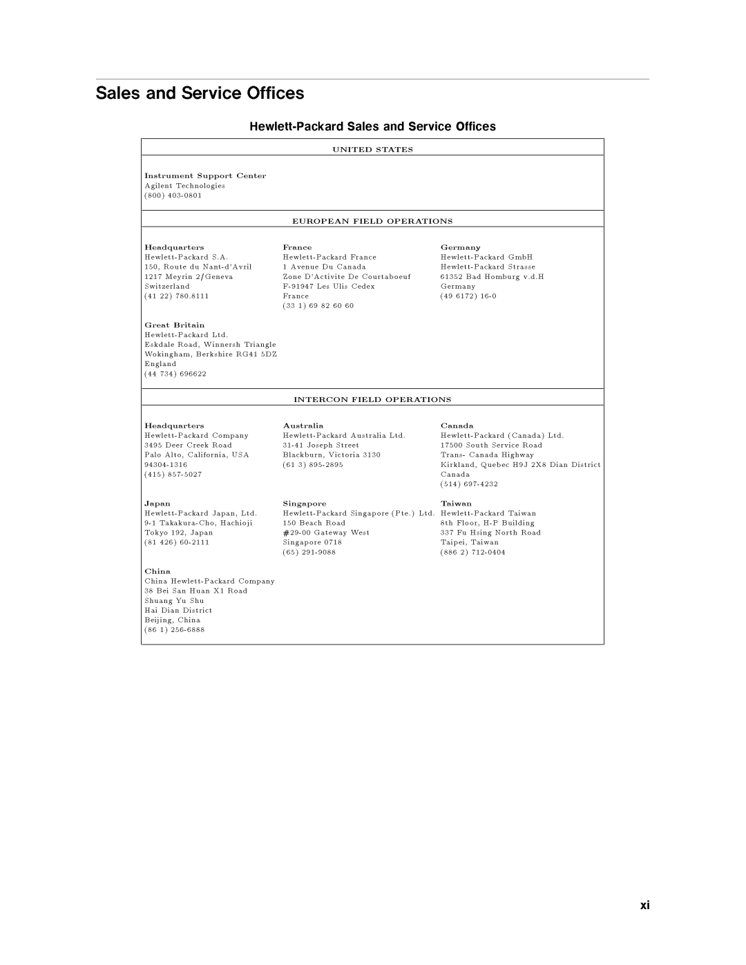 Agilent Technologies 83630B, 83624B, 83623B, 83640L, 83622B, 83630L, 83640B, 83650B, 83623L, 83650L manual 