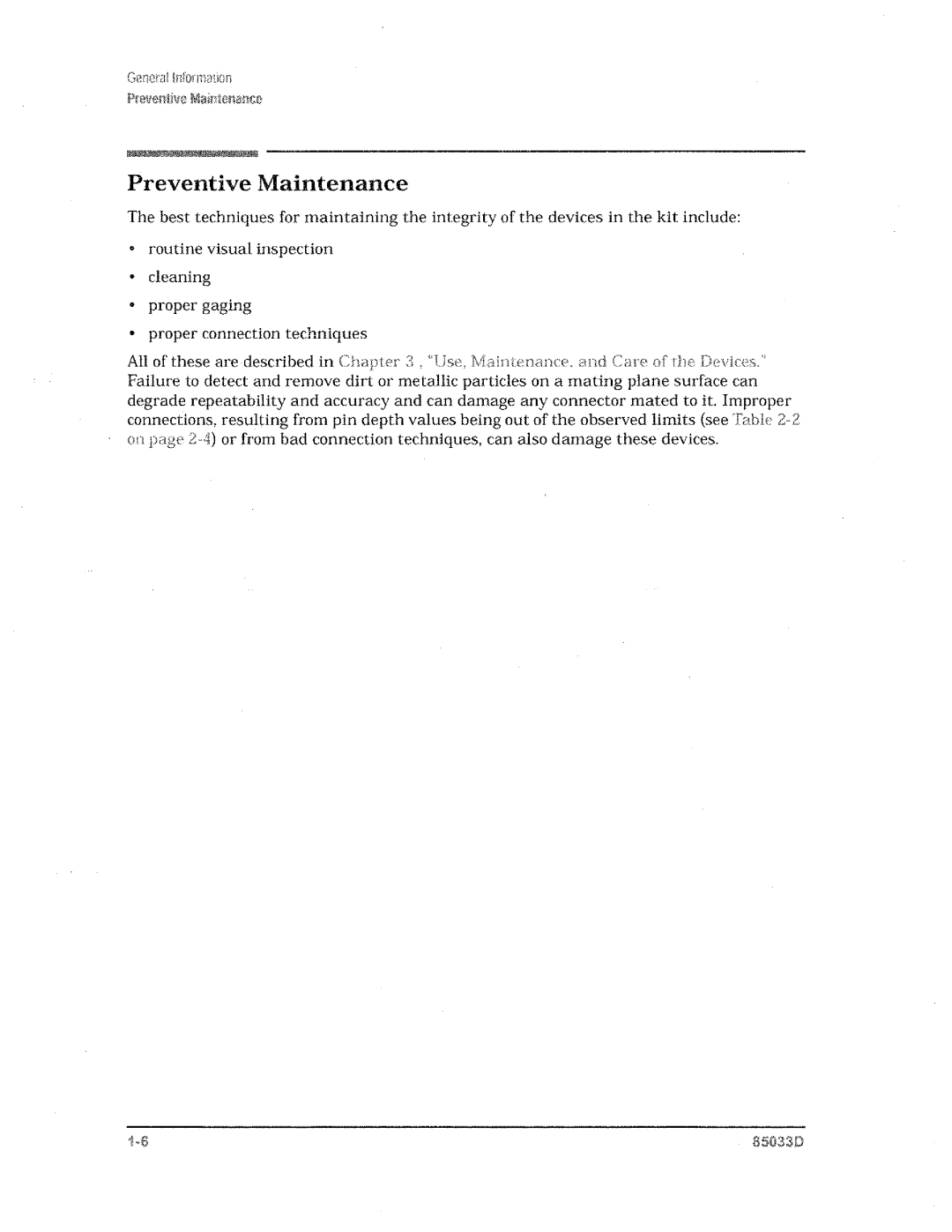 Agilent Technologies 85033D manual 