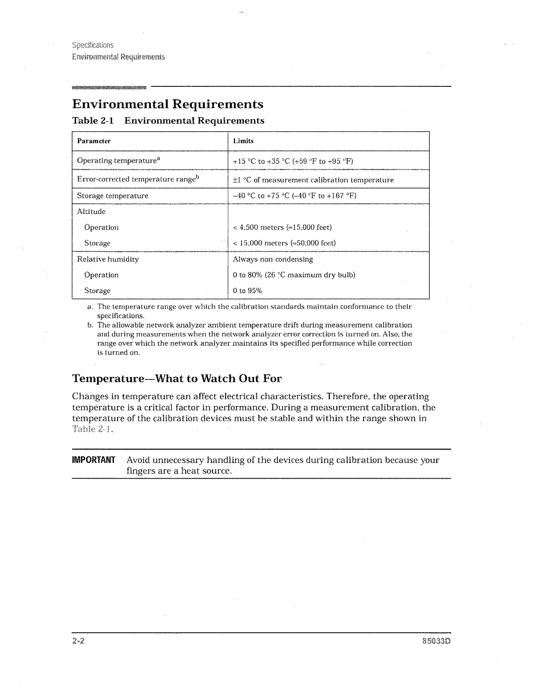 Agilent Technologies 85033D manual 