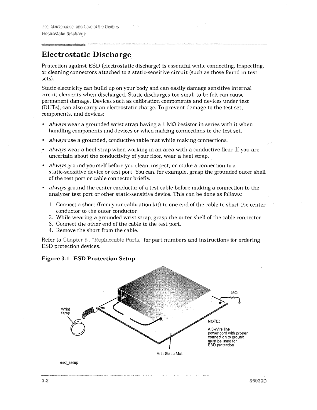 Agilent Technologies 85033D manual 