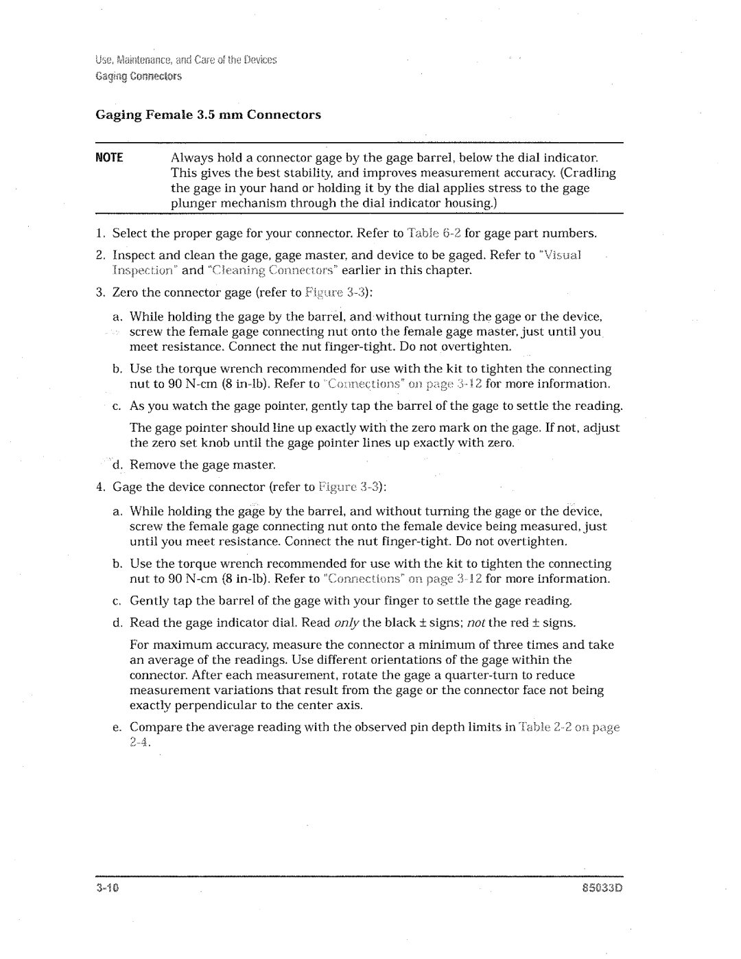 Agilent Technologies 85033D manual 