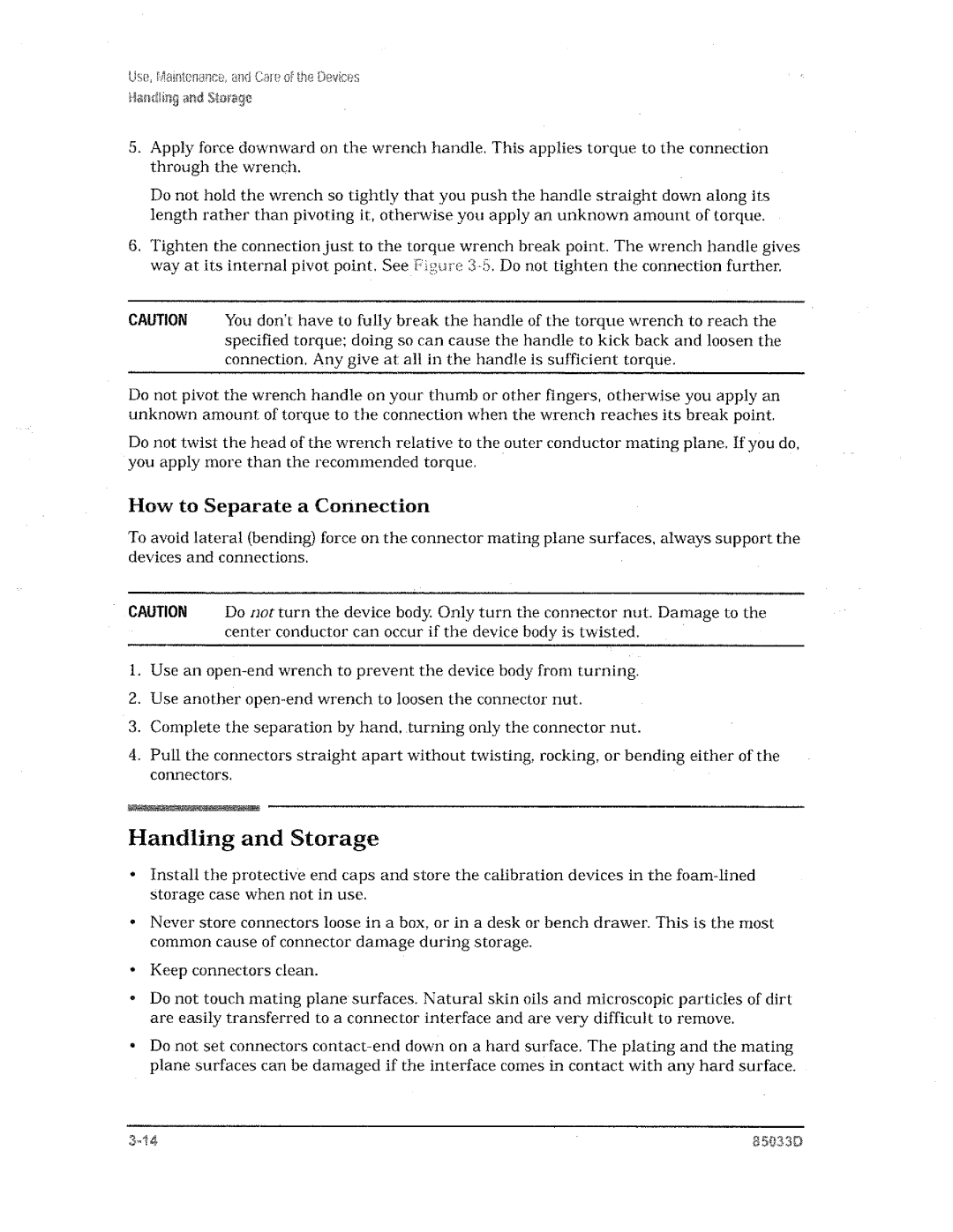 Agilent Technologies 85033D manual 