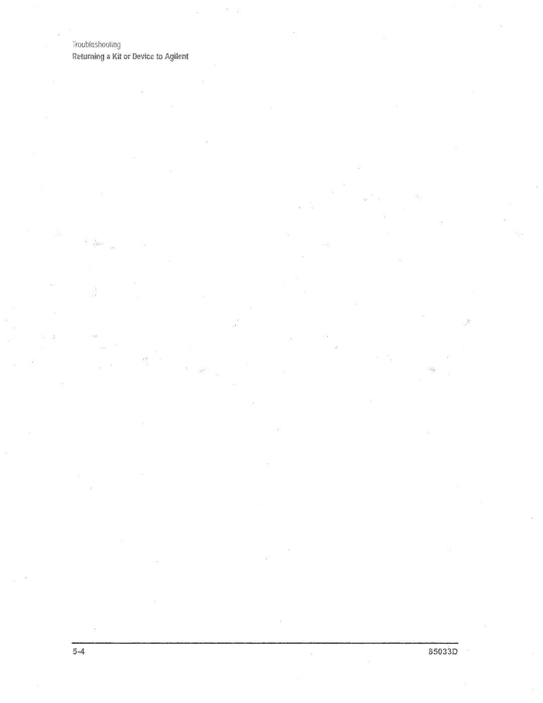 Agilent Technologies 85033D manual 