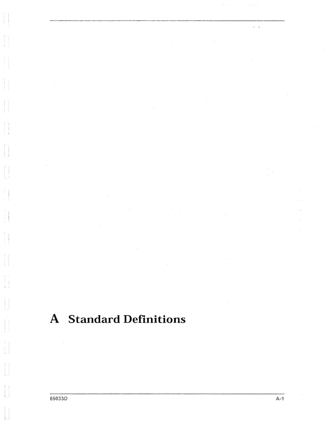Agilent Technologies 85033D manual 