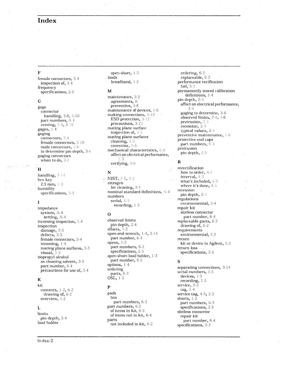 Agilent Technologies 85033D manual 