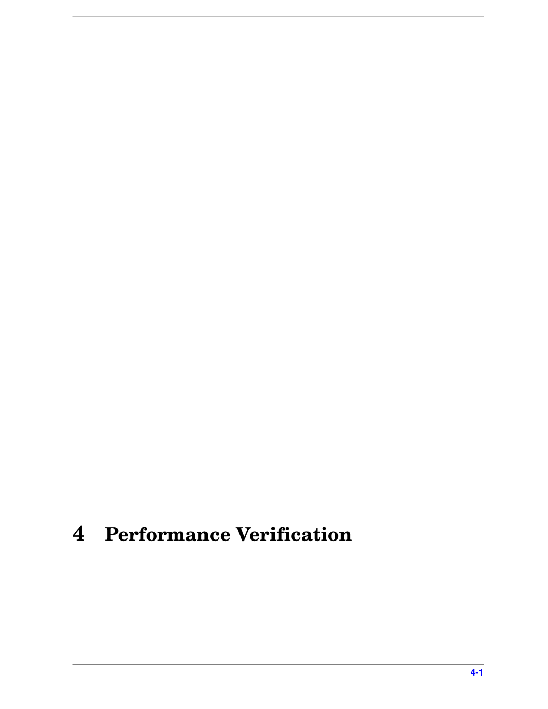 Agilent Technologies 85054-90049 manual Performance Verification 