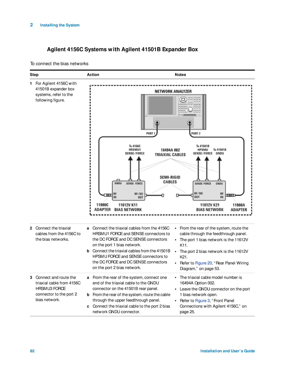 Agilent Technologies 85225F manual Agilent 4156C Systems with Agilent 41501B Expander Box 