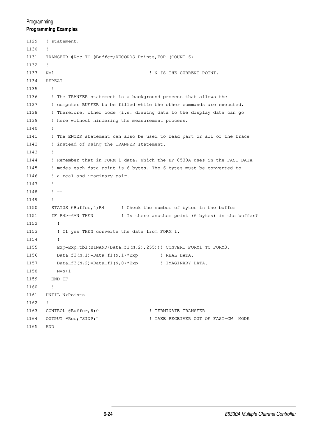 Agilent Technologies 85330A service manual Is the Current Point 