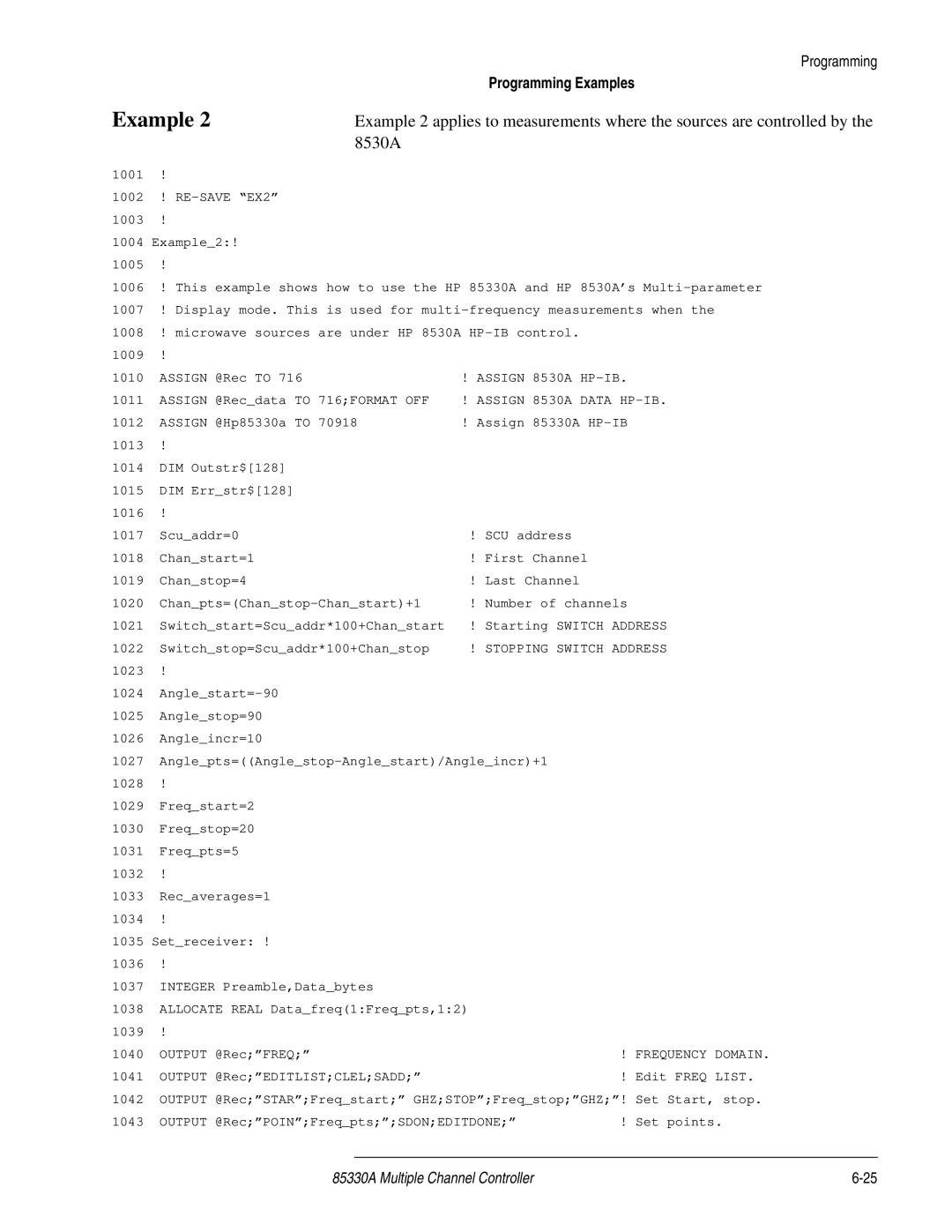 Agilent Technologies 85330A service manual RE-SAVE EX2 