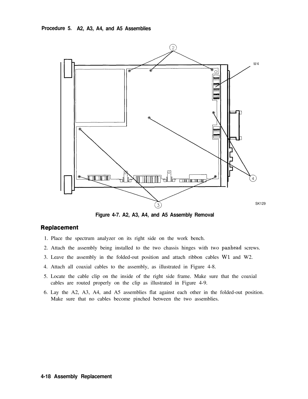 Agilent Technologies 856290216 service manual A2, A3, A4, and A5 Assembly Removal 