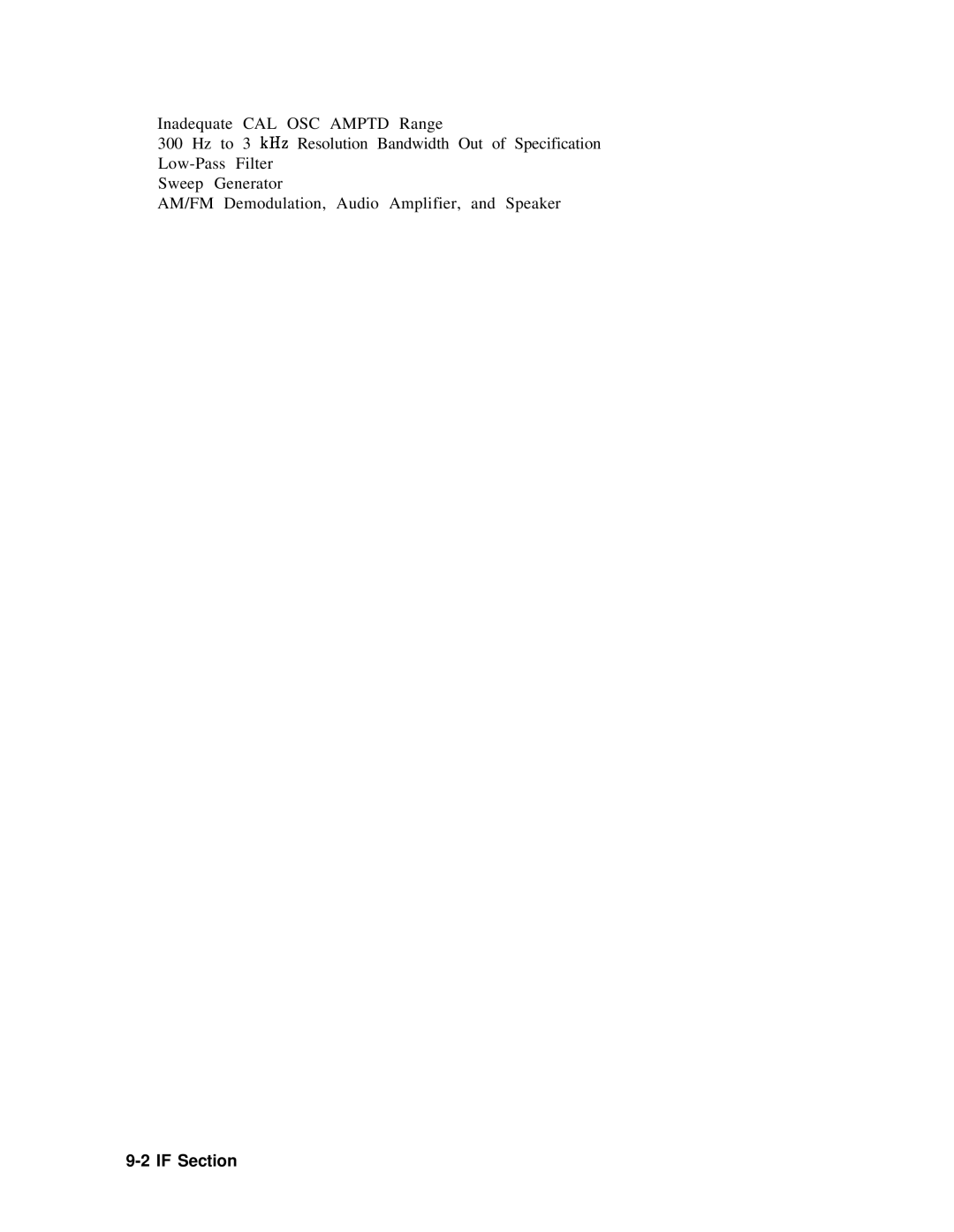 Agilent Technologies 856290216 service manual If Section 