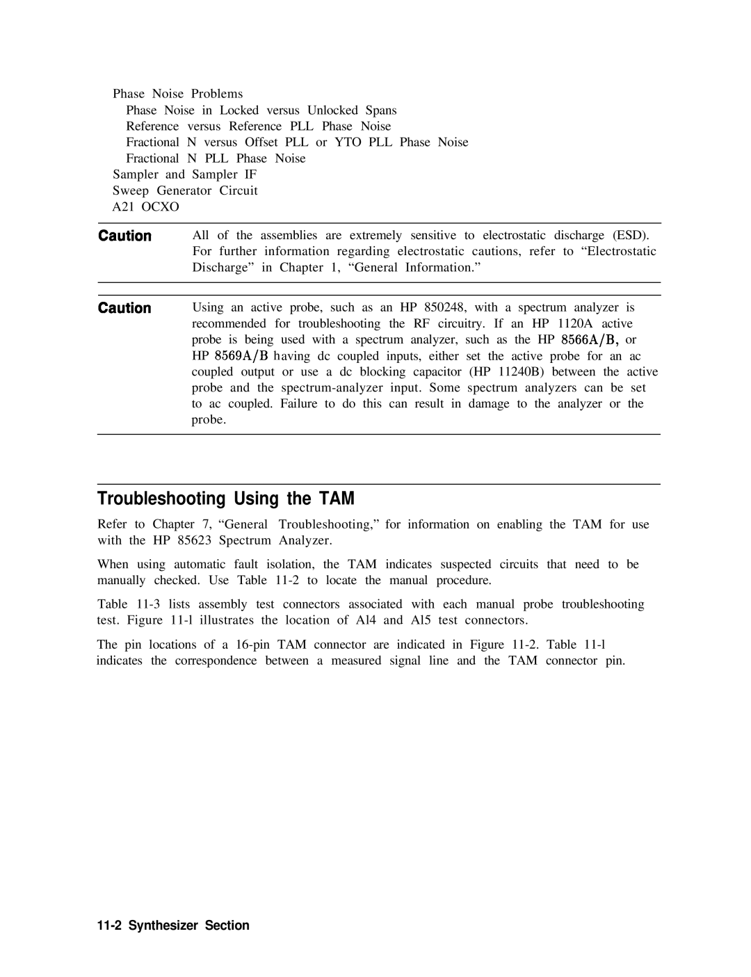 Agilent Technologies 856290216 service manual A21 Ocxo, Synthesizer Section 