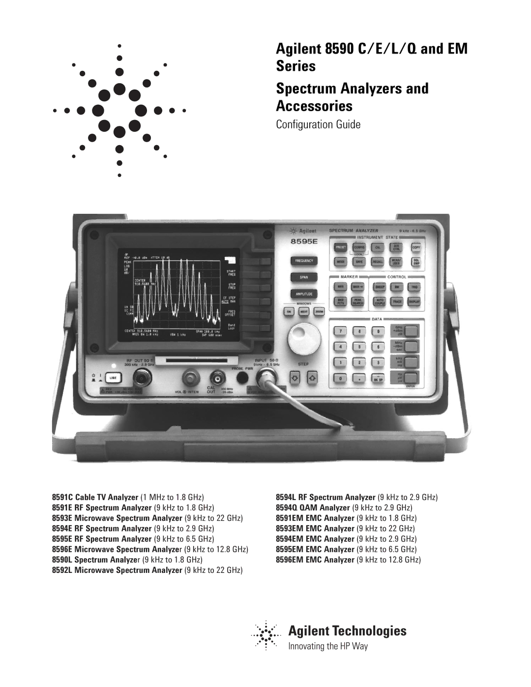 Agilent Technologies 8590, 8591E manual Configuration Guide 