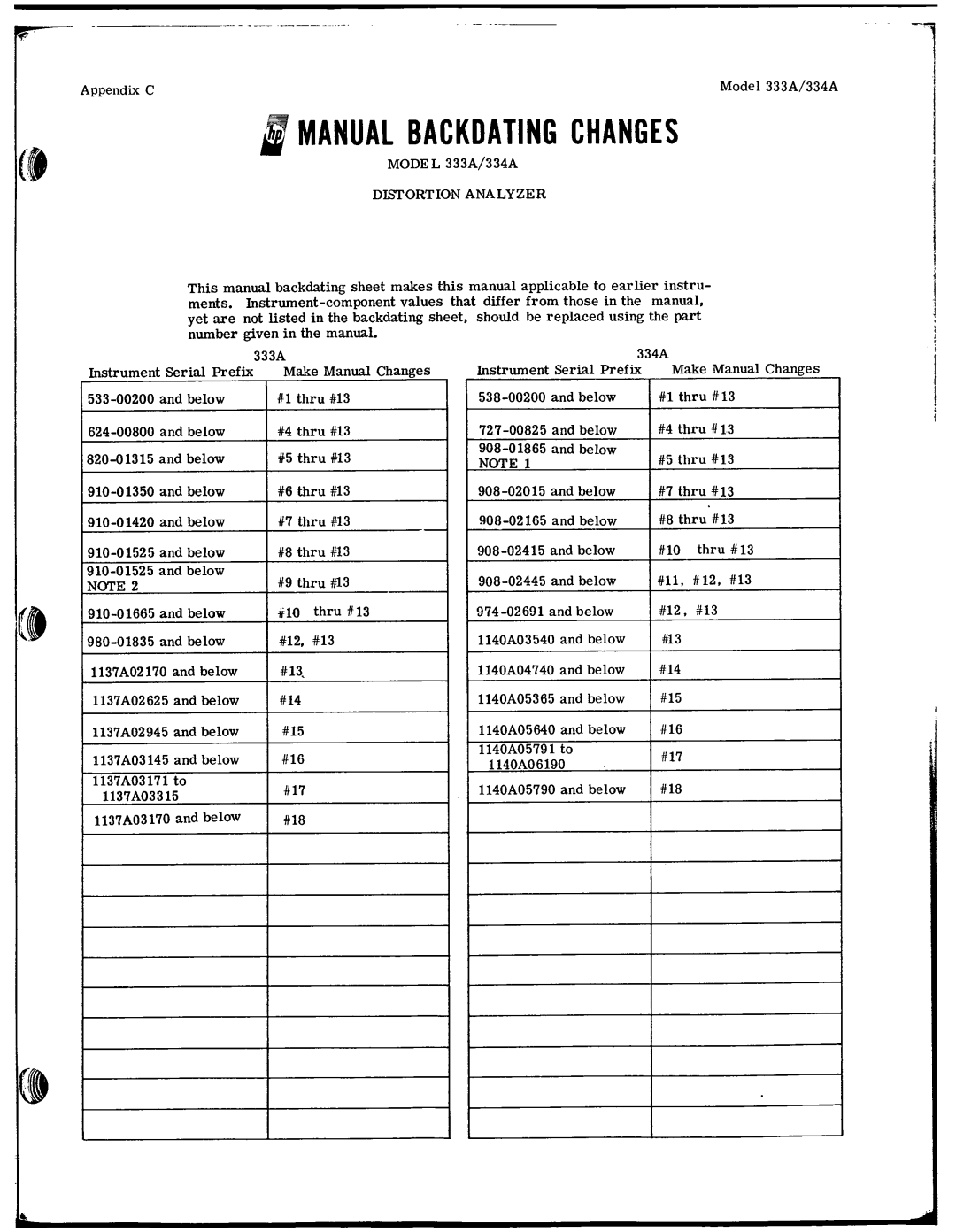 Agilent Technologies 8648A service manual 