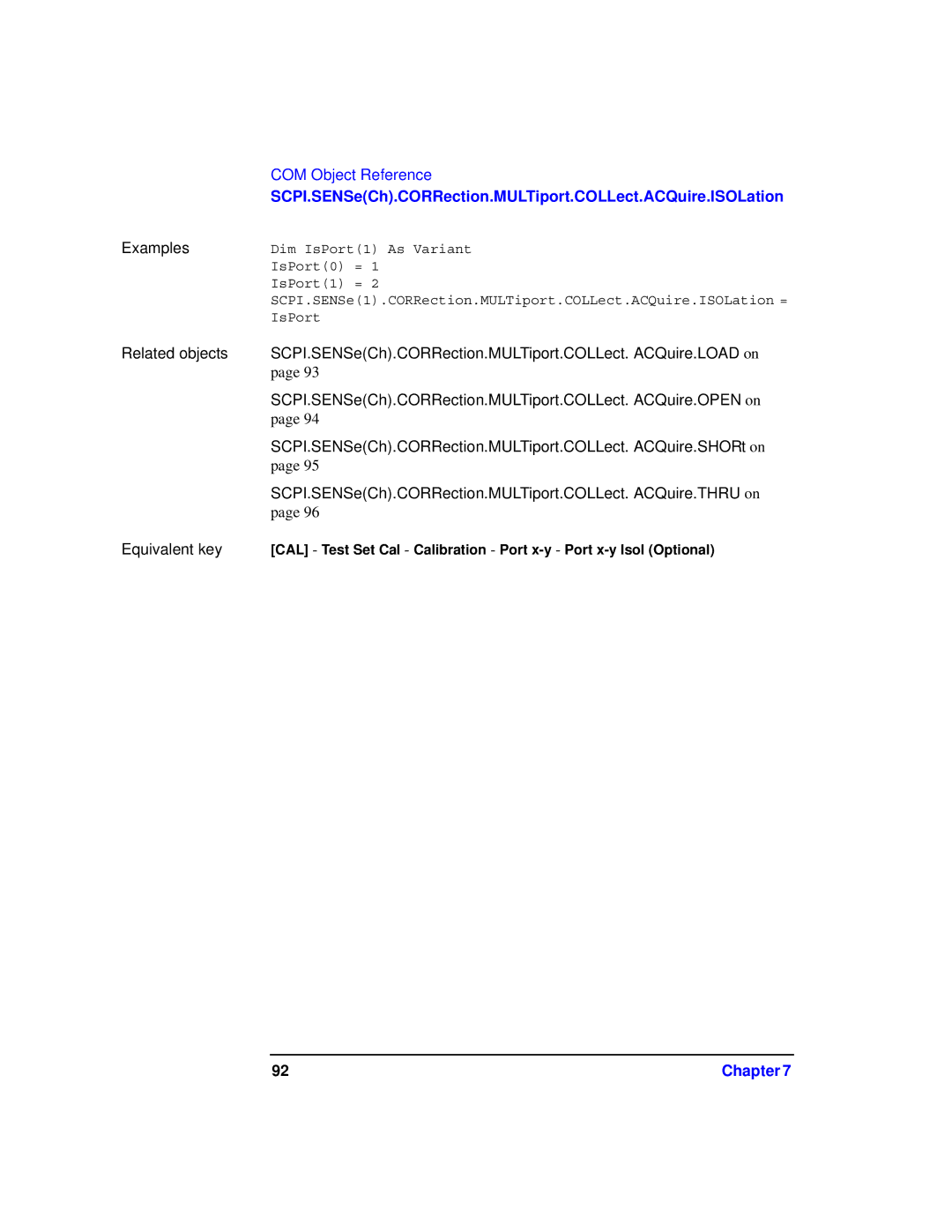 Agilent Technologies 87075C manual Examples 