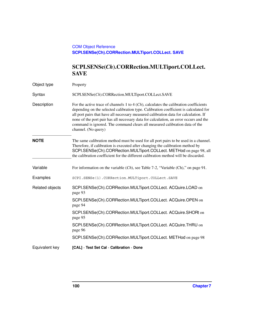 Agilent Technologies 87075C manual Save 