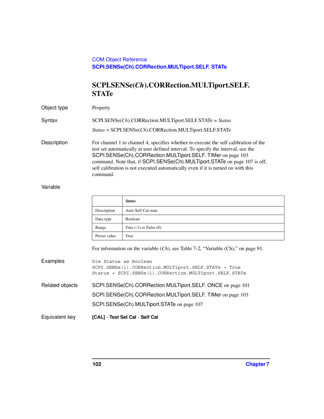 Agilent Technologies 87075C manual STATe 