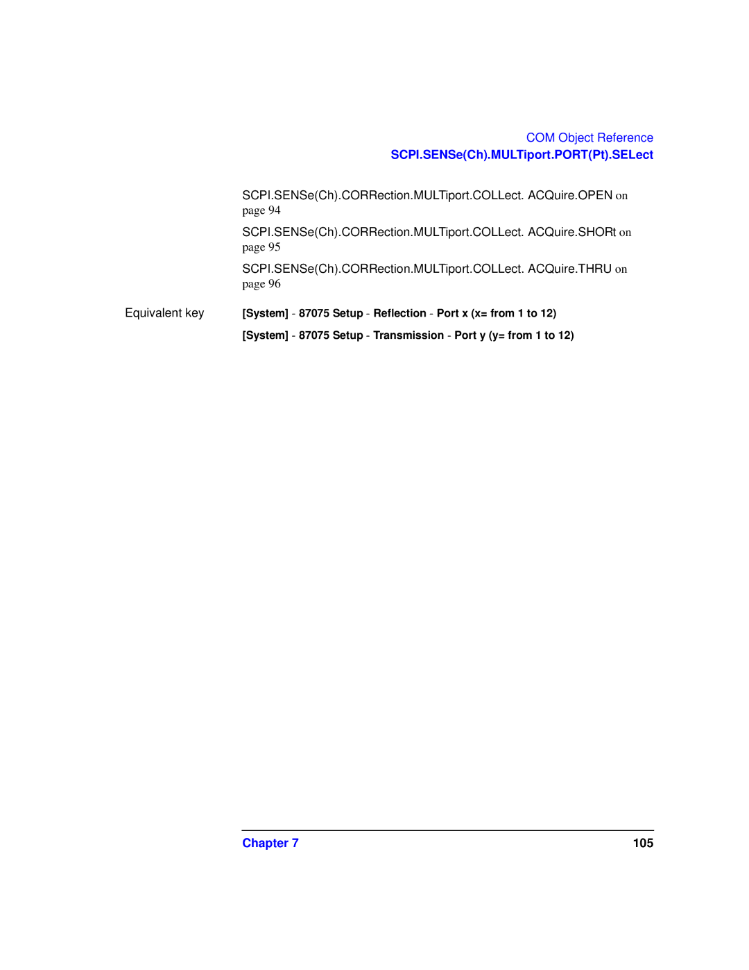 Agilent Technologies 87075C manual 