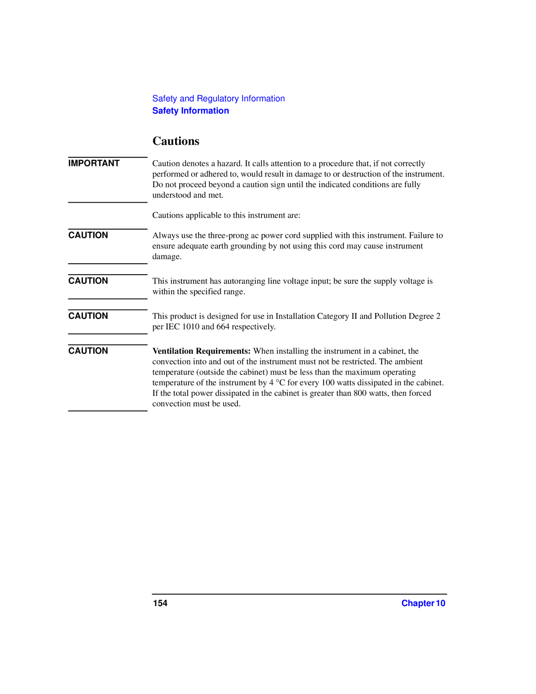 Agilent Technologies 87075C manual 154 