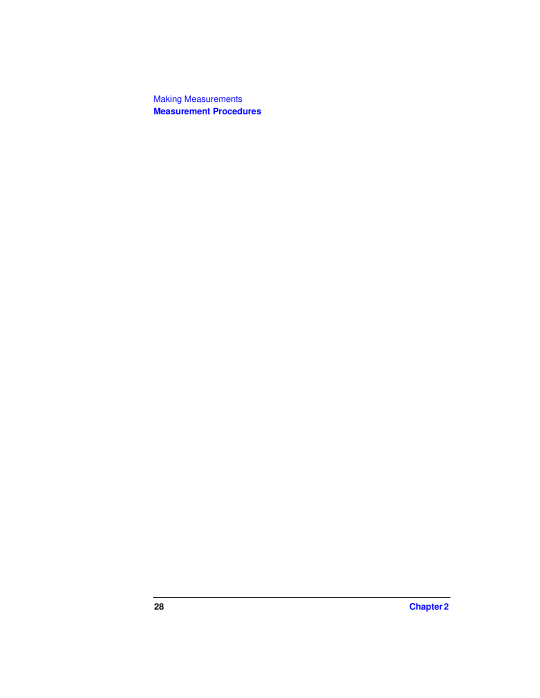 Agilent Technologies 87075C manual Measurement Procedures 