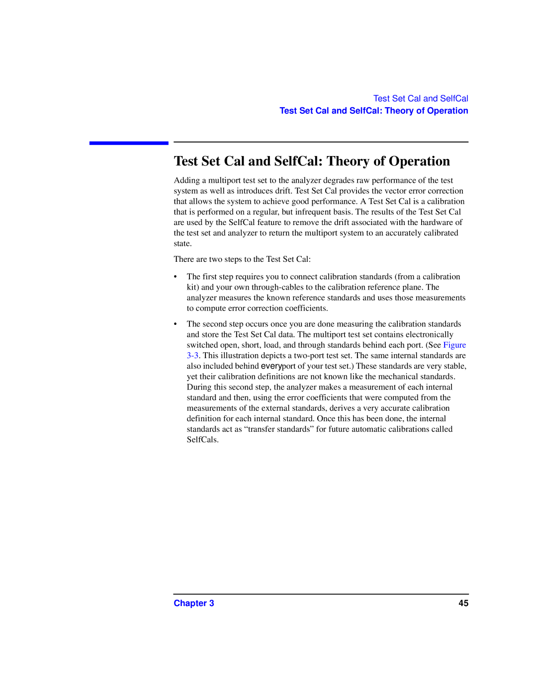 Agilent Technologies 87075C manual Test Set Cal and SelfCal Theory of Operation 