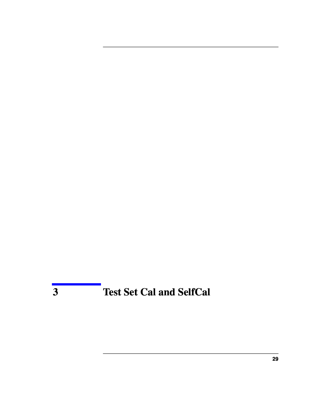 Agilent Technologies 87075C manual Test Set Cal and SelfCal 