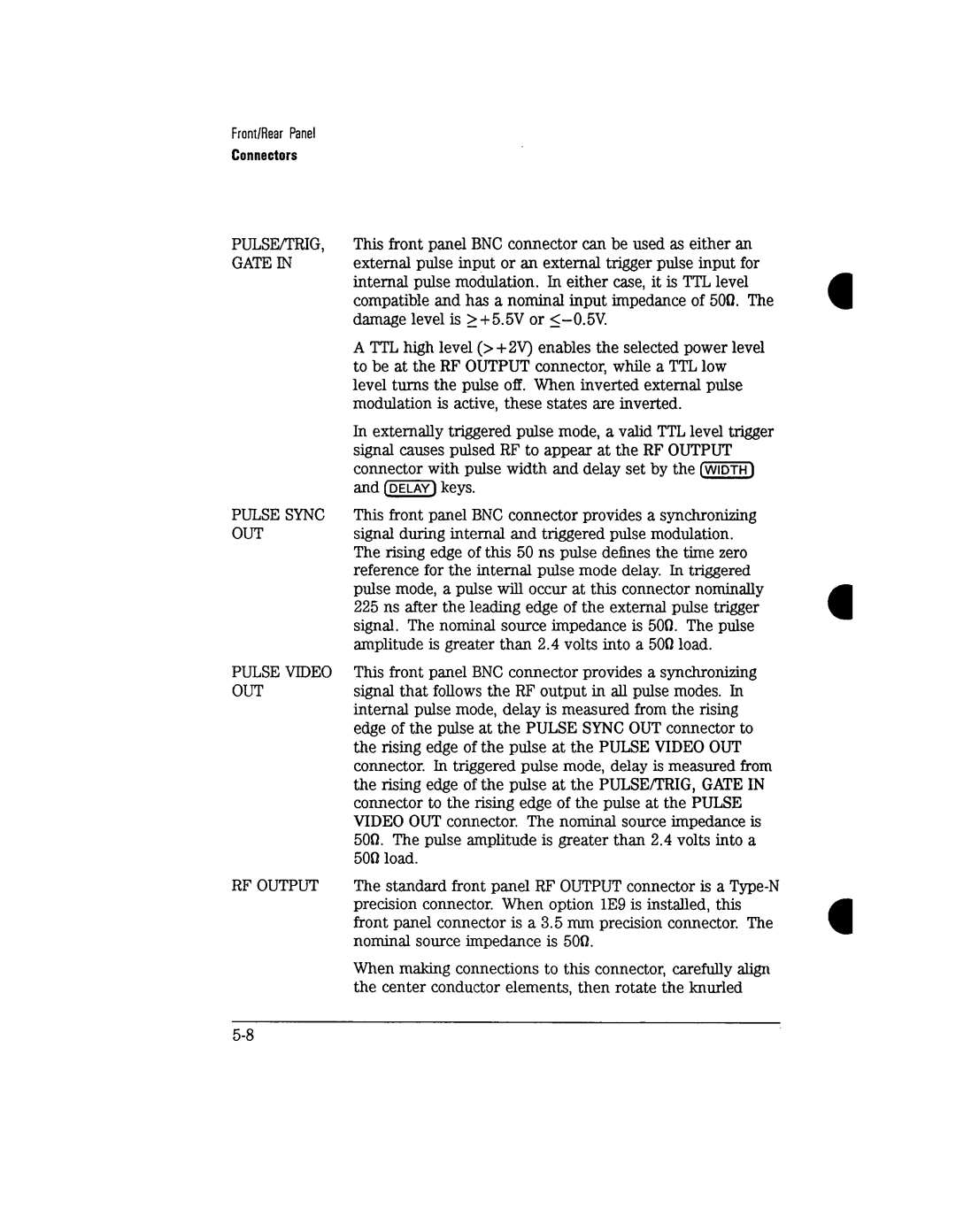 Agilent Technologies 8732A, 8731A manual 