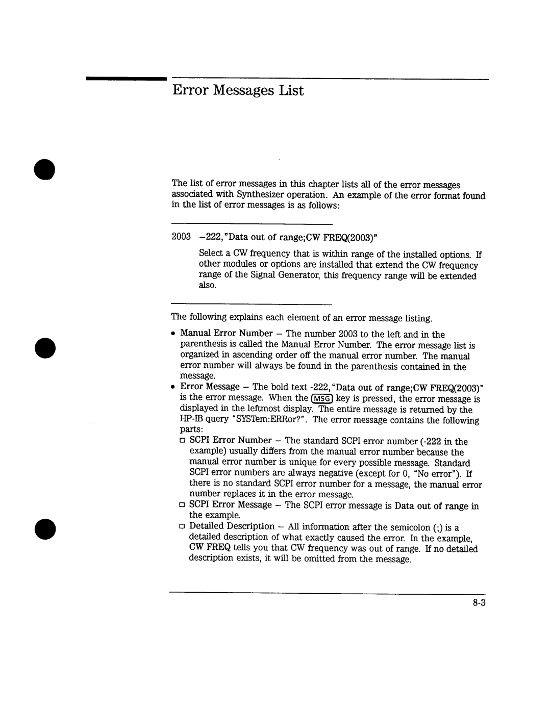 Agilent Technologies 8732A, 8731A manual 