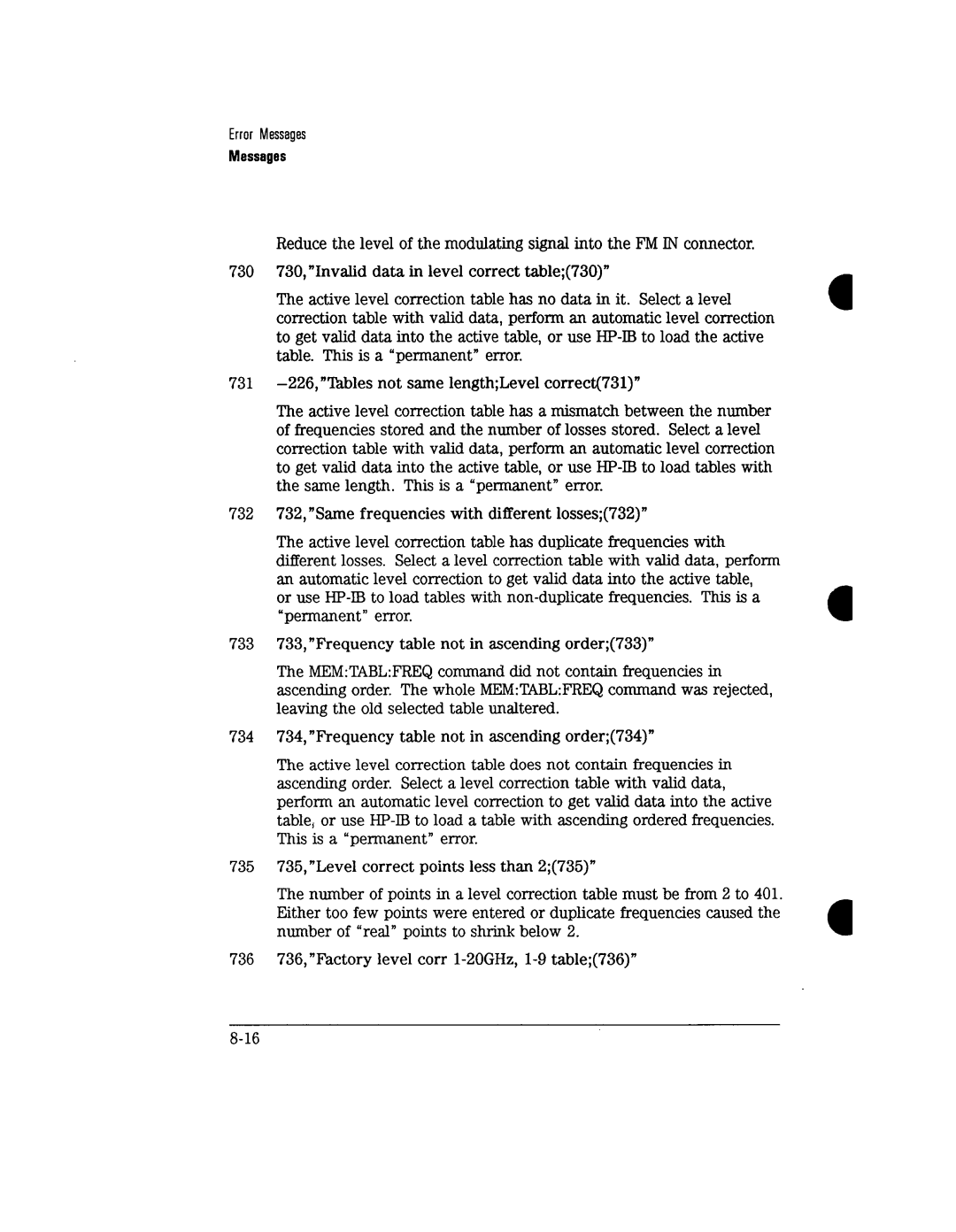 Agilent Technologies 8731A, 8732A manual 