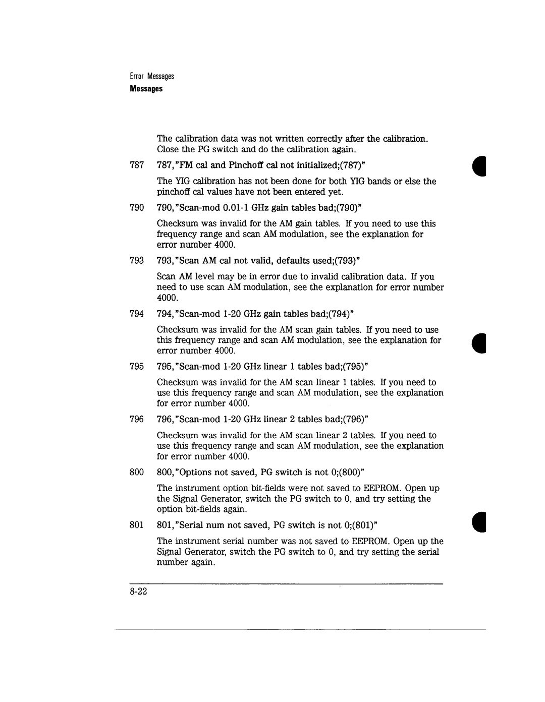 Agilent Technologies 8731A, 8732A manual 