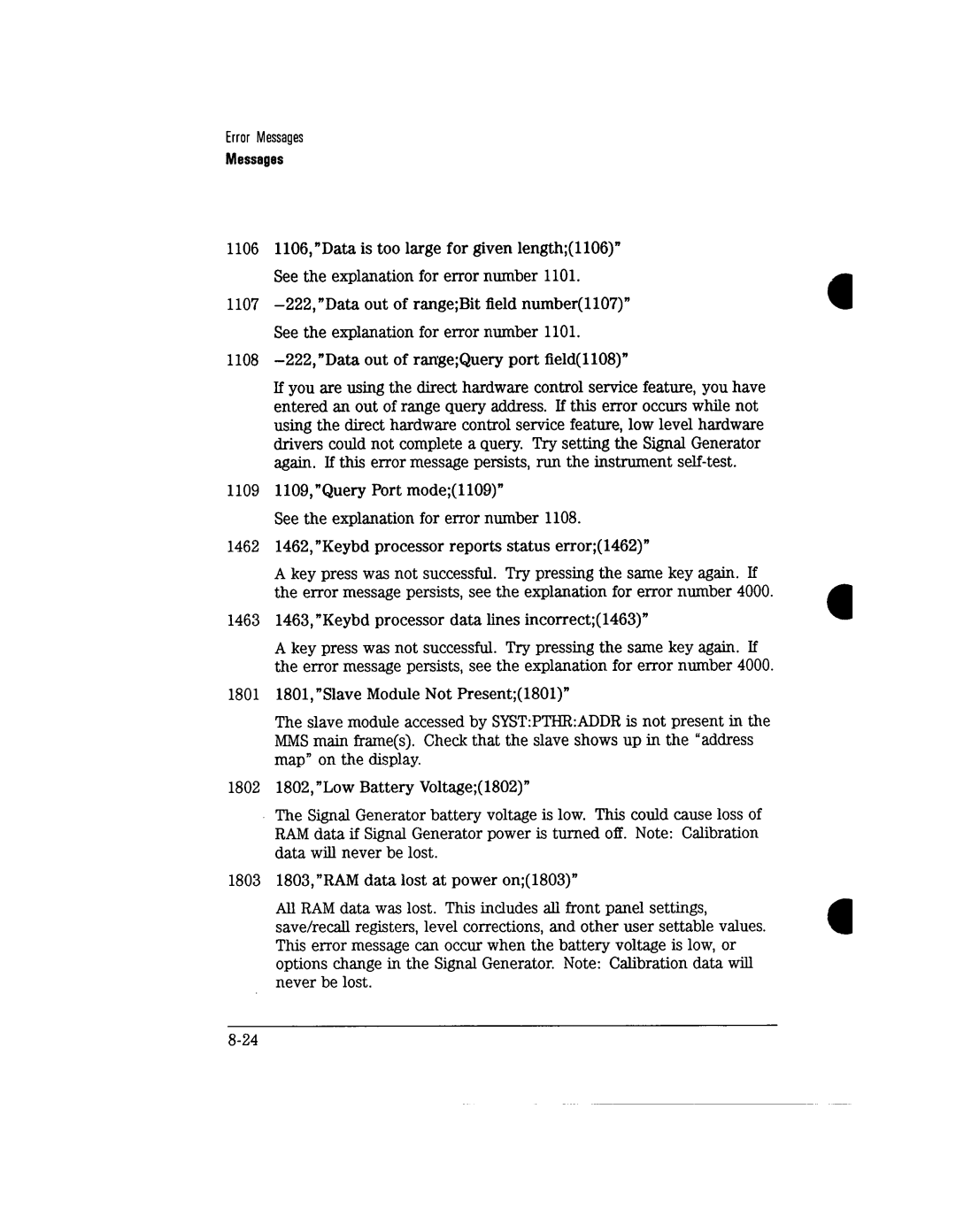 Agilent Technologies 8731A, 8732A manual 