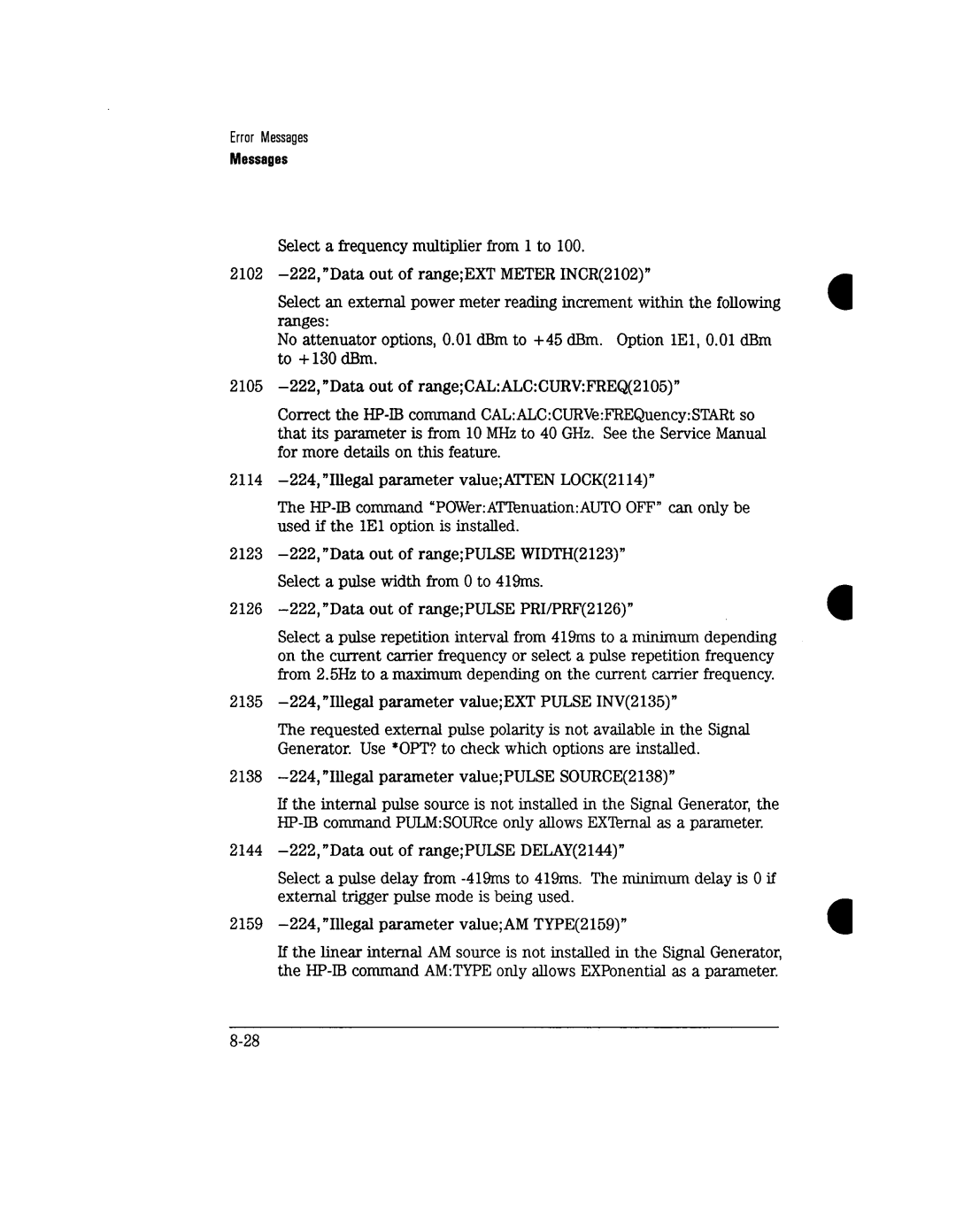 Agilent Technologies 8731A, 8732A manual 