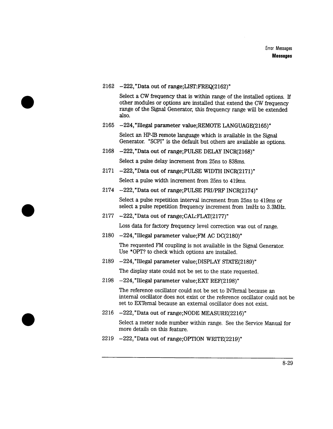 Agilent Technologies 8732A, 8731A manual 