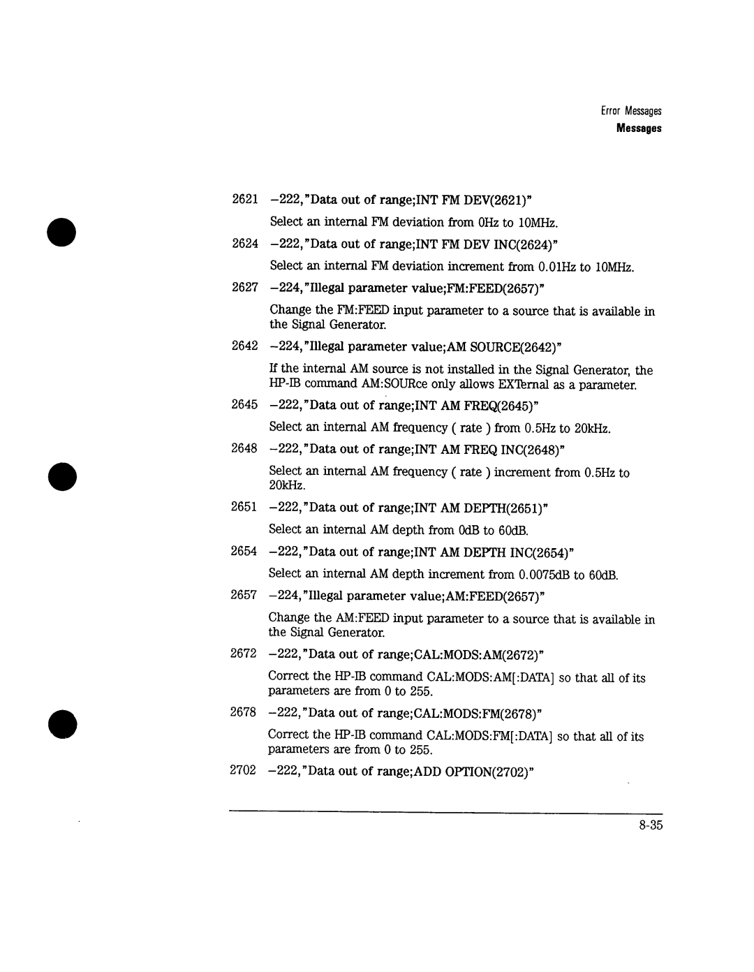 Agilent Technologies 8732A, 8731A manual 