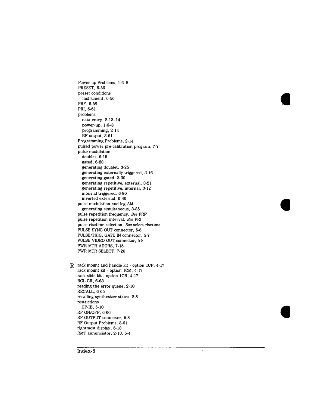 Agilent Technologies 8731A, 8732A manual 