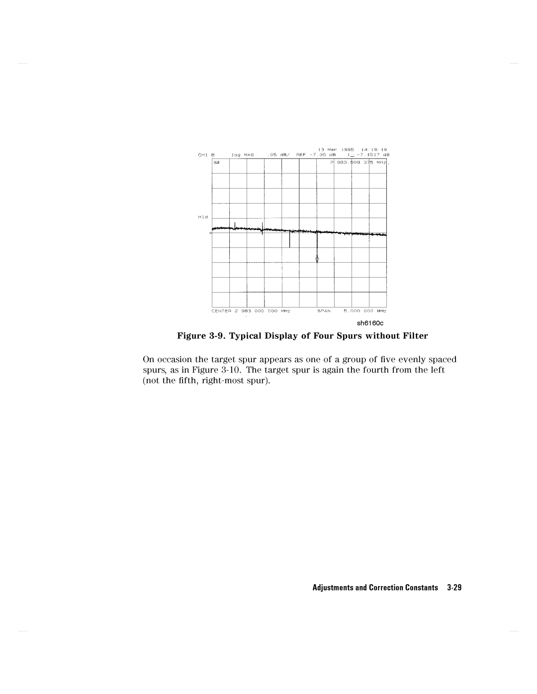 Agilent Technologies 8752C manual AdjustmentsandCorrectionConstants3-29 