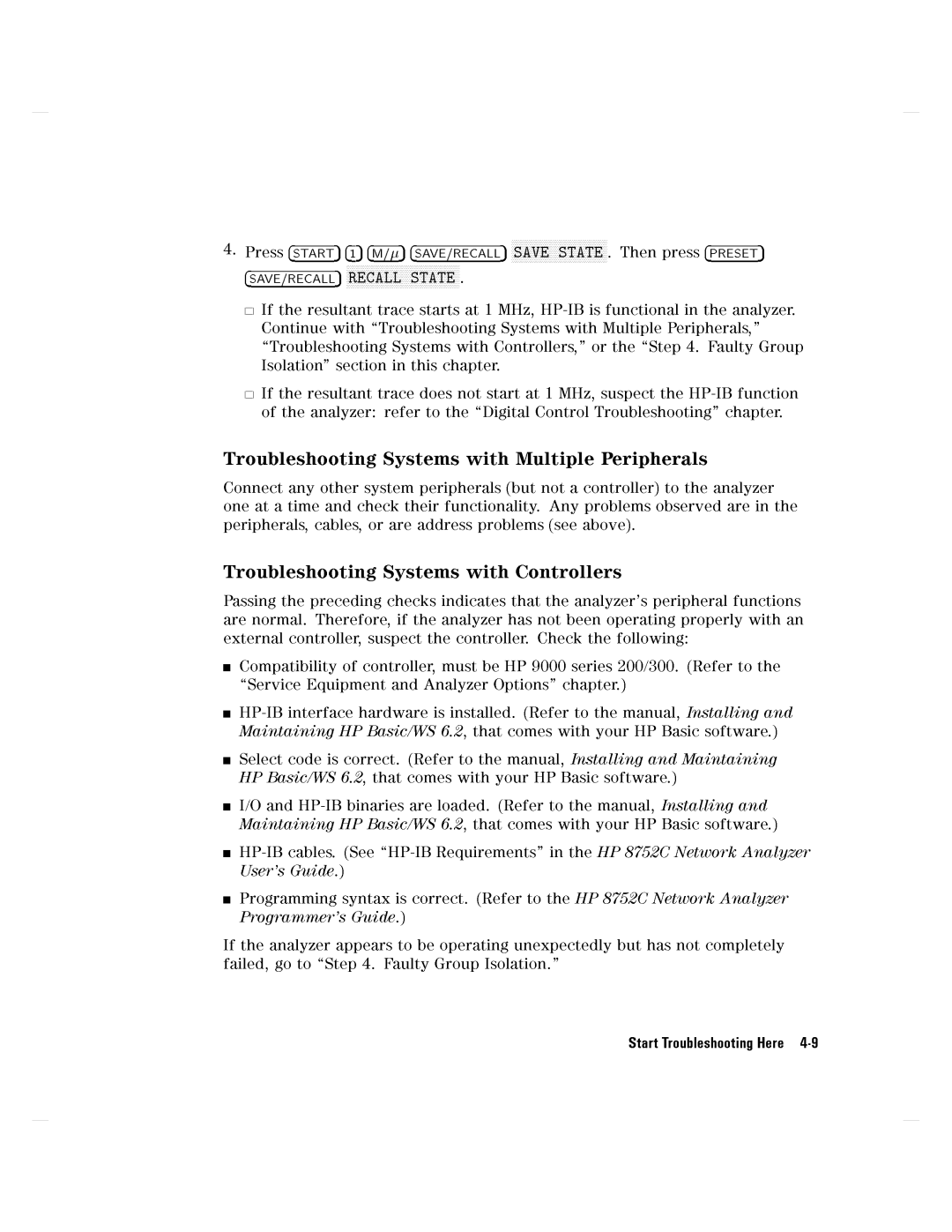 Agilent Technologies 8752C manual 