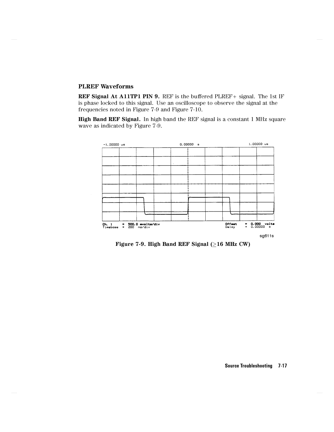 Agilent Technologies 8752C manual SourceTroubleshooting7-17 