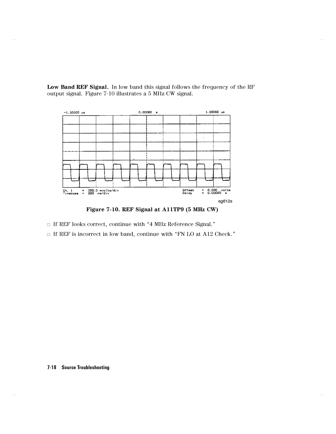 Agilent Technologies 8752C manual 18SourceTroubleshooting 