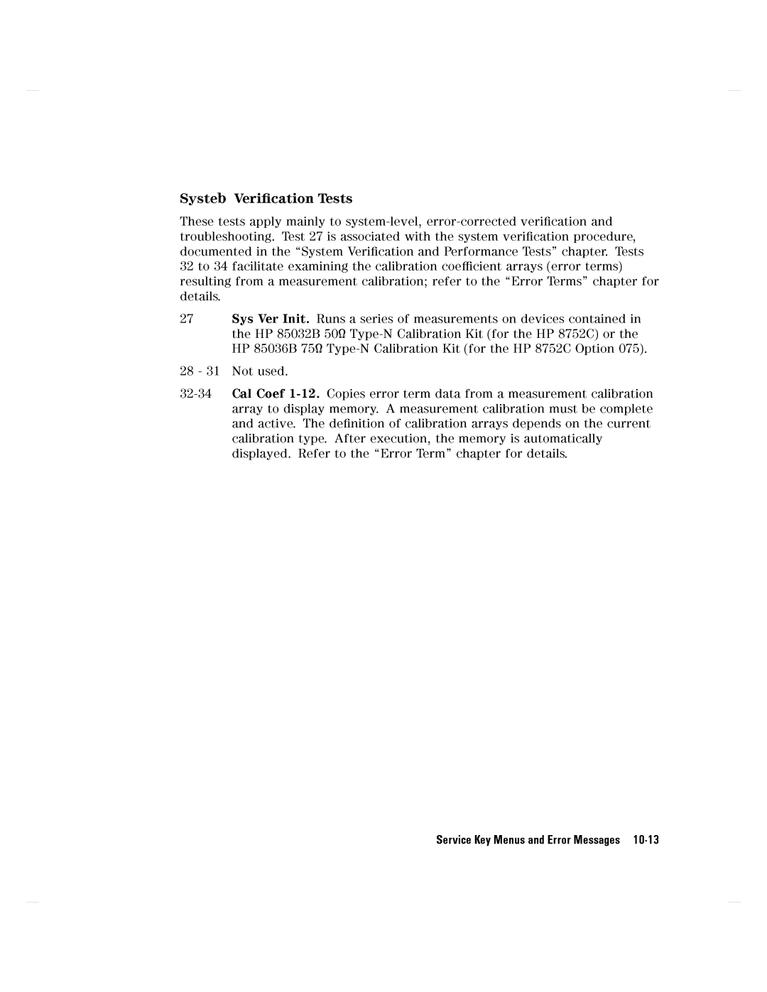 Agilent Technologies 8752C manual 