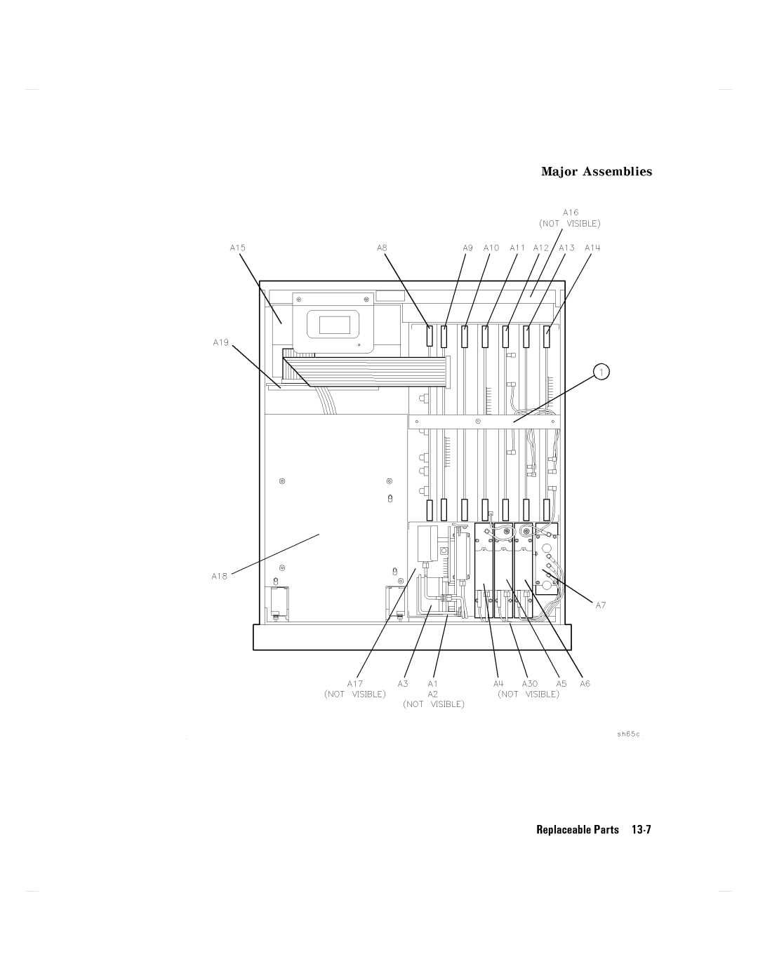 Agilent Technologies 8752C manual MajorAssemblies 