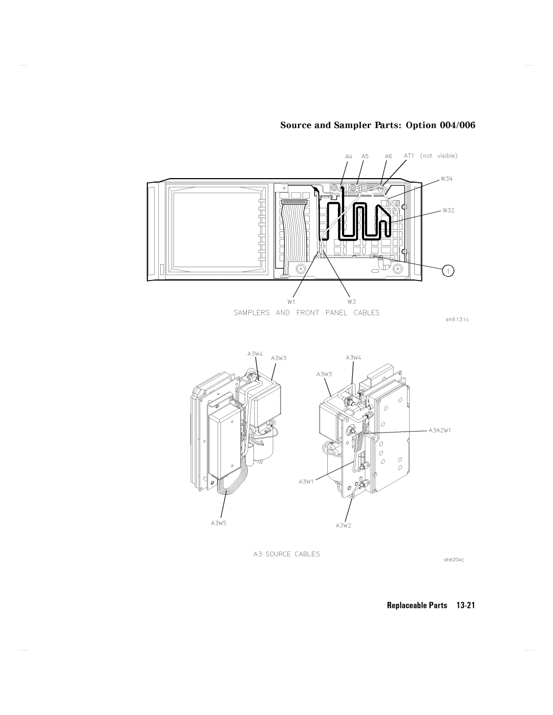 Agilent Technologies 8752C manual ReplaceableParts13-21 