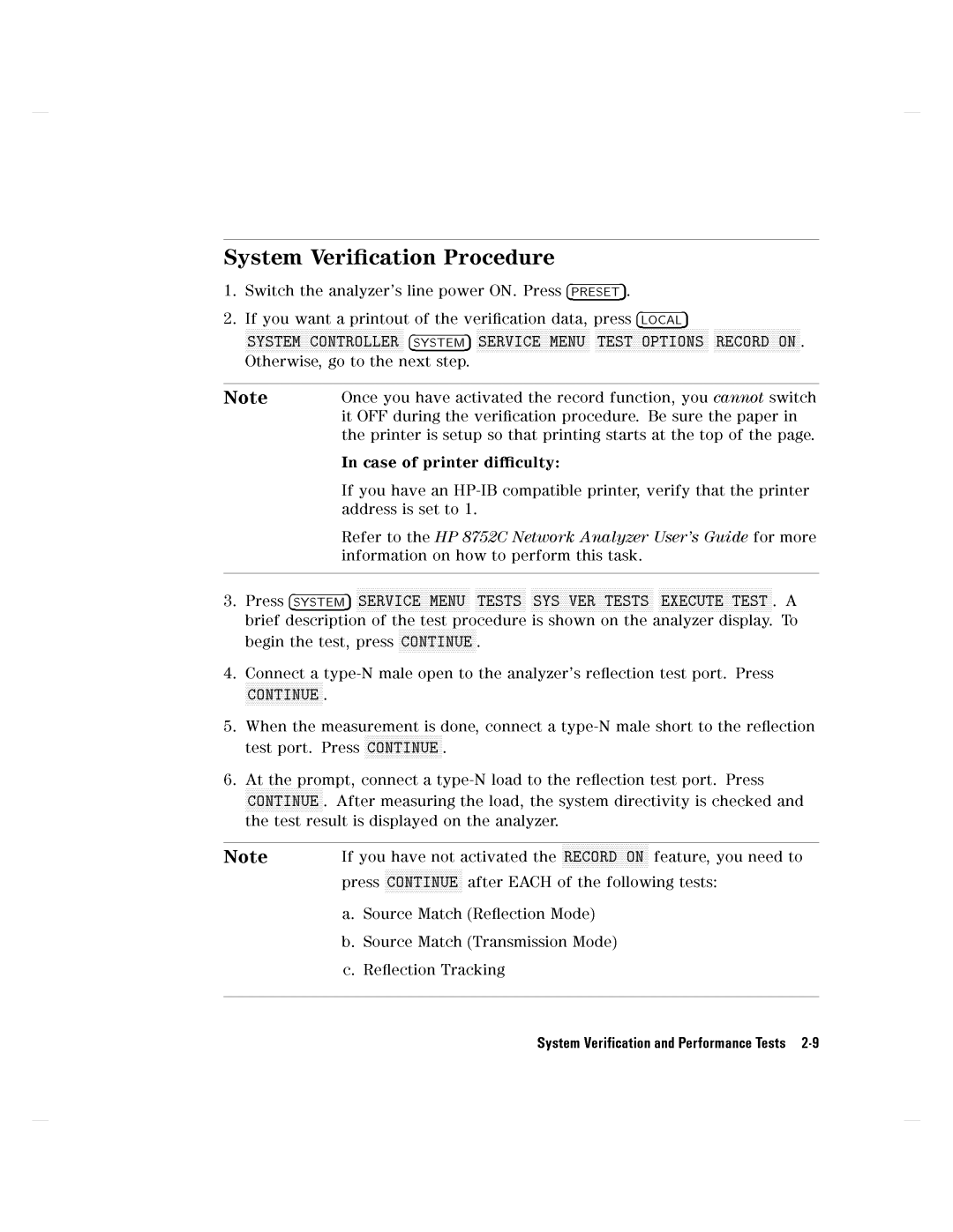 Agilent Technologies 8752C manual 