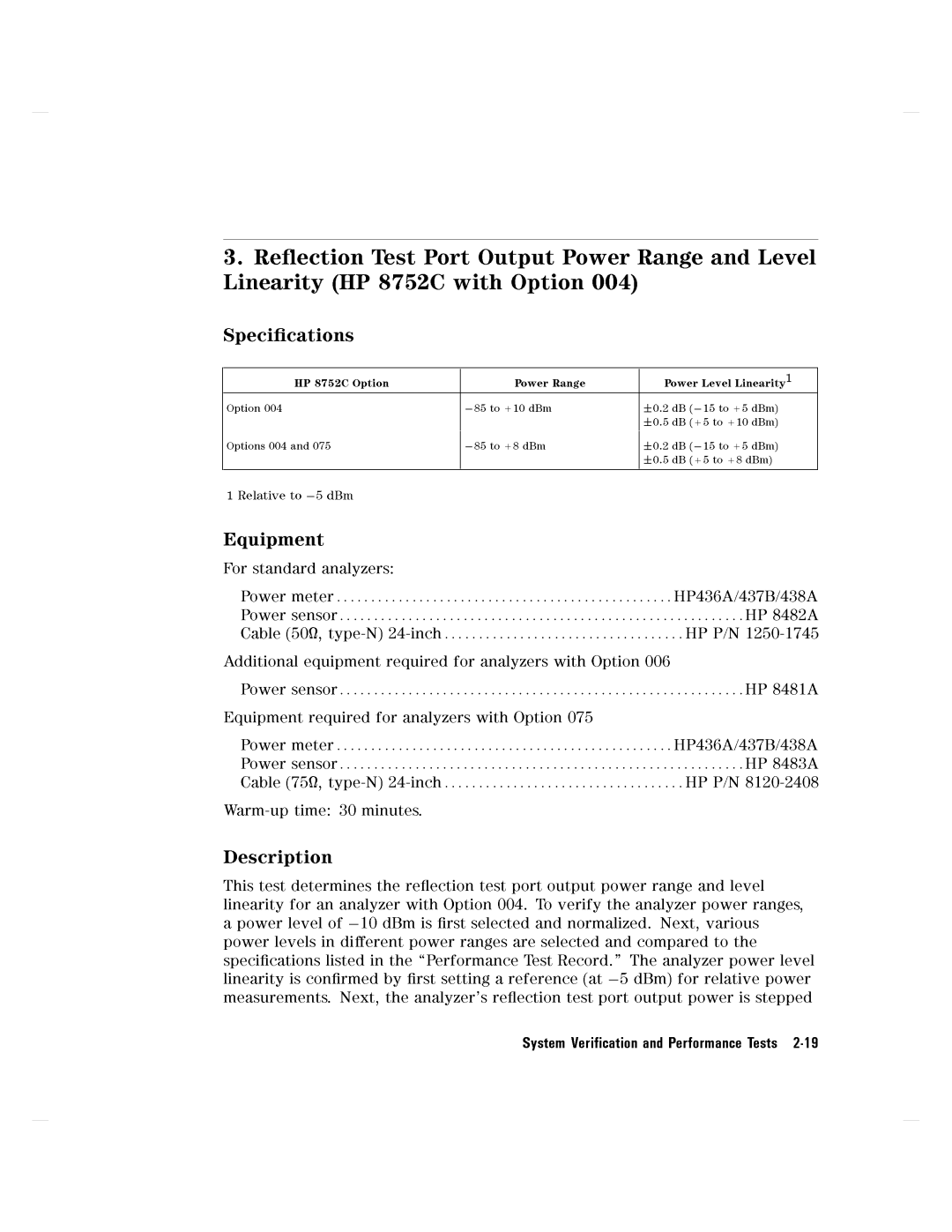 Agilent Technologies 8752C manual 