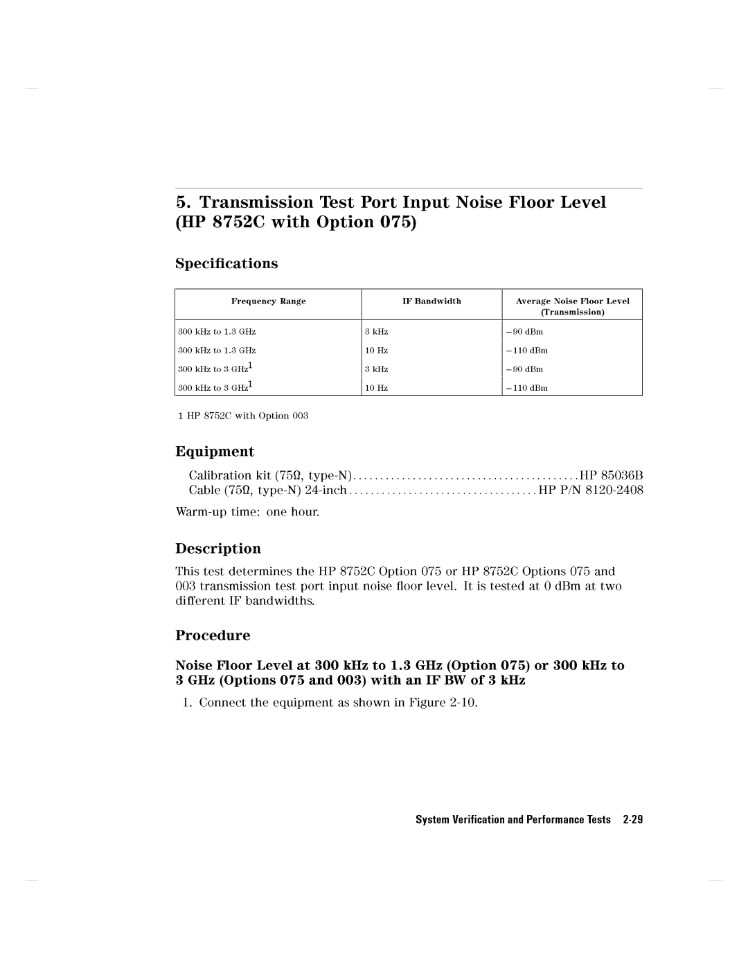 Agilent Technologies 8752C manual 