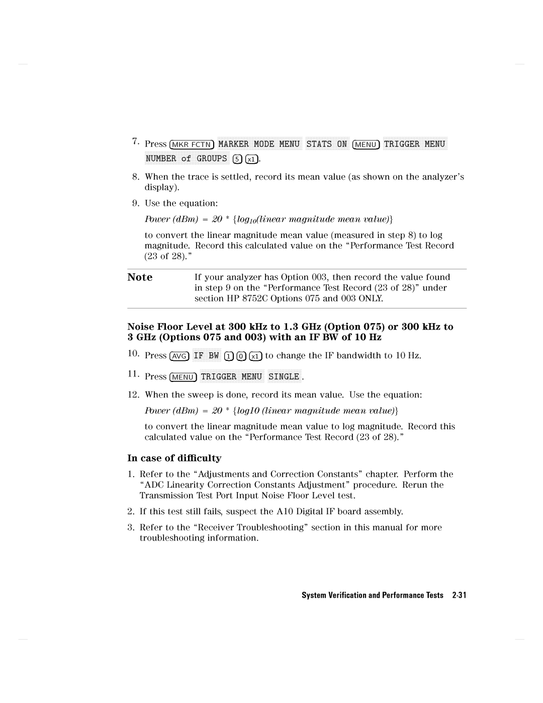 Agilent Technologies 8752C manual 