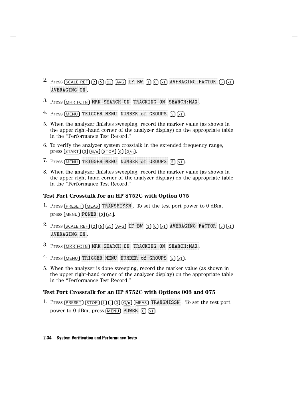 Agilent Technologies 8752C manual 