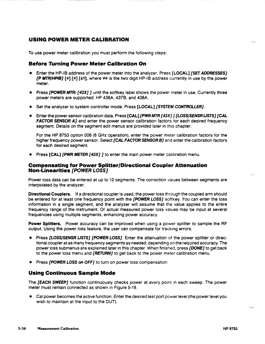 Agilent Technologies 8753C1 manual 